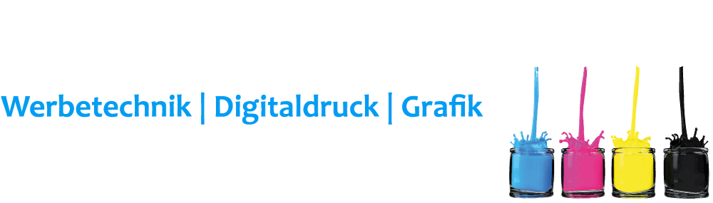 werbx-media.de – Original-Logo mit CMYK-Farbtoepfen